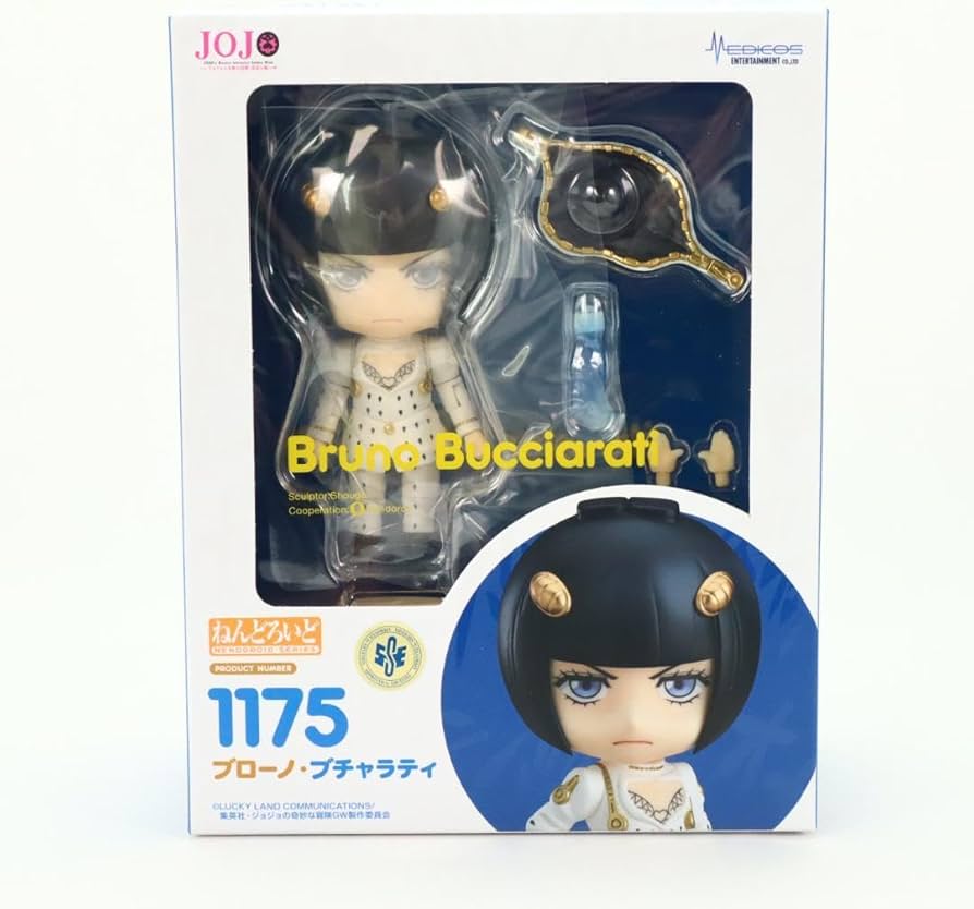 ブチャラティ　ねんどろいど　ジョジョの奇妙な冒険　フィギュア Amazon.co.jp: ブローノ ブチャラティ ねんどろいど ジョジョの奇妙な